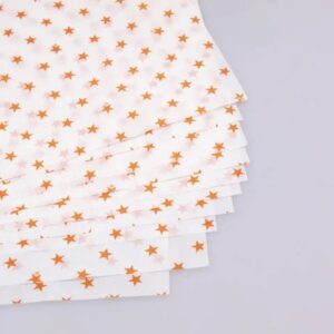 Papel para hornear impreso con estrellas
